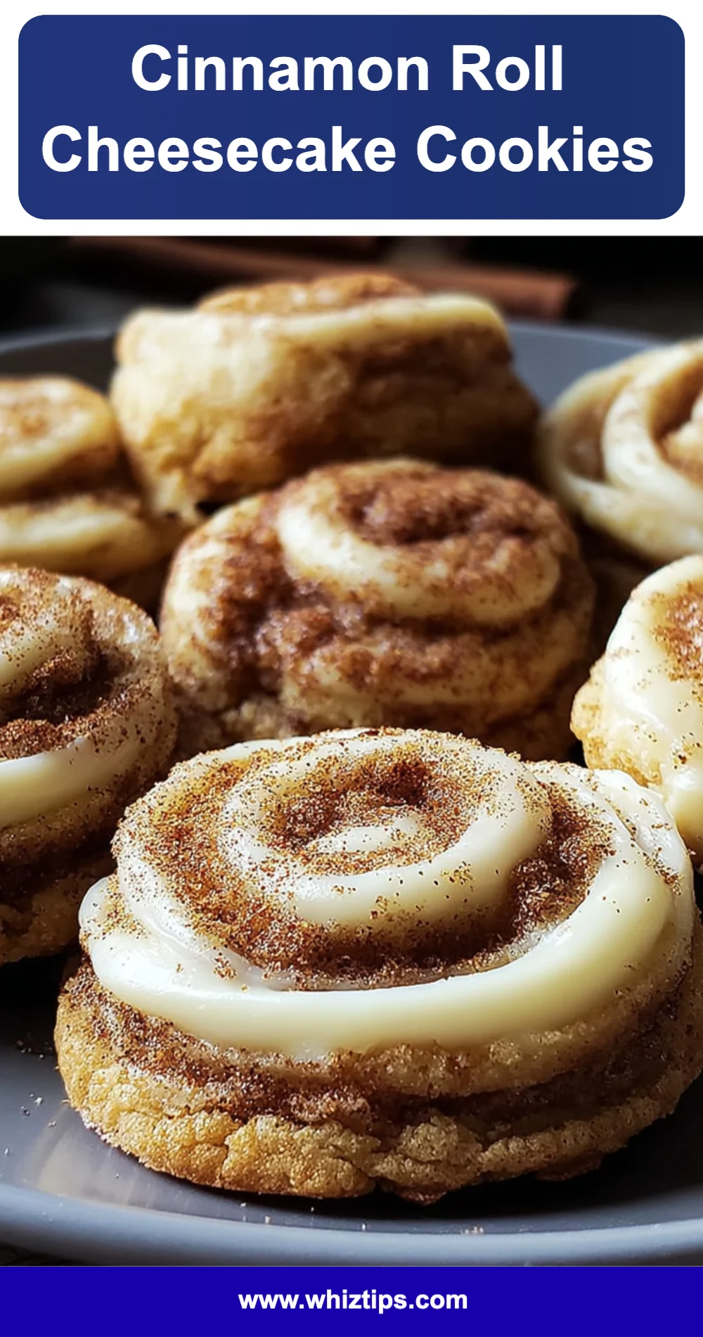 Cinnamon Roll Cheesecake Cookies Recipe