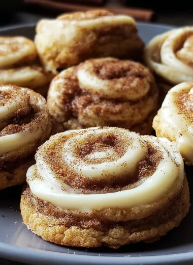 Cinnamon Roll Cheesecake Cookies Recipe