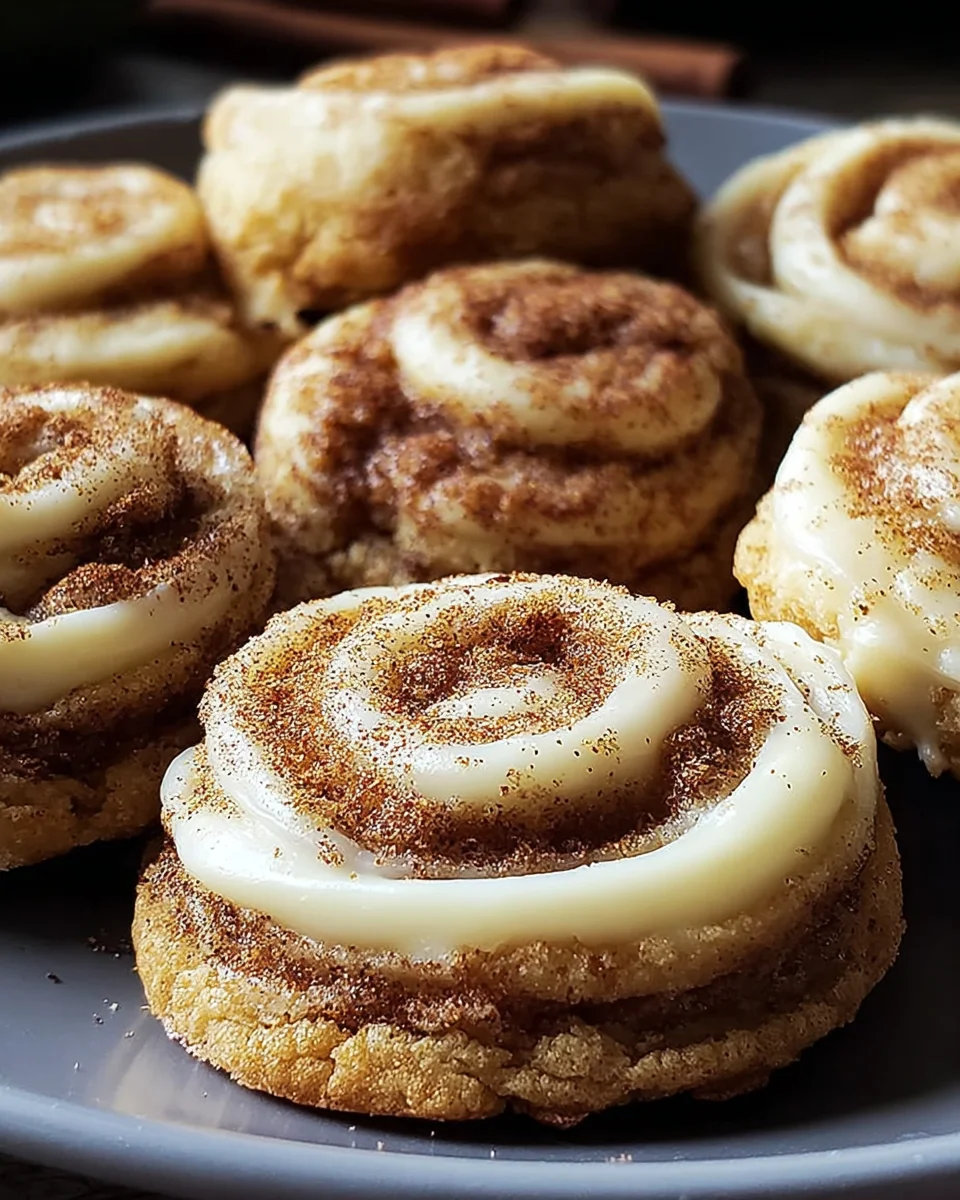 Cinnamon Roll Cheesecake Cookies Recipe