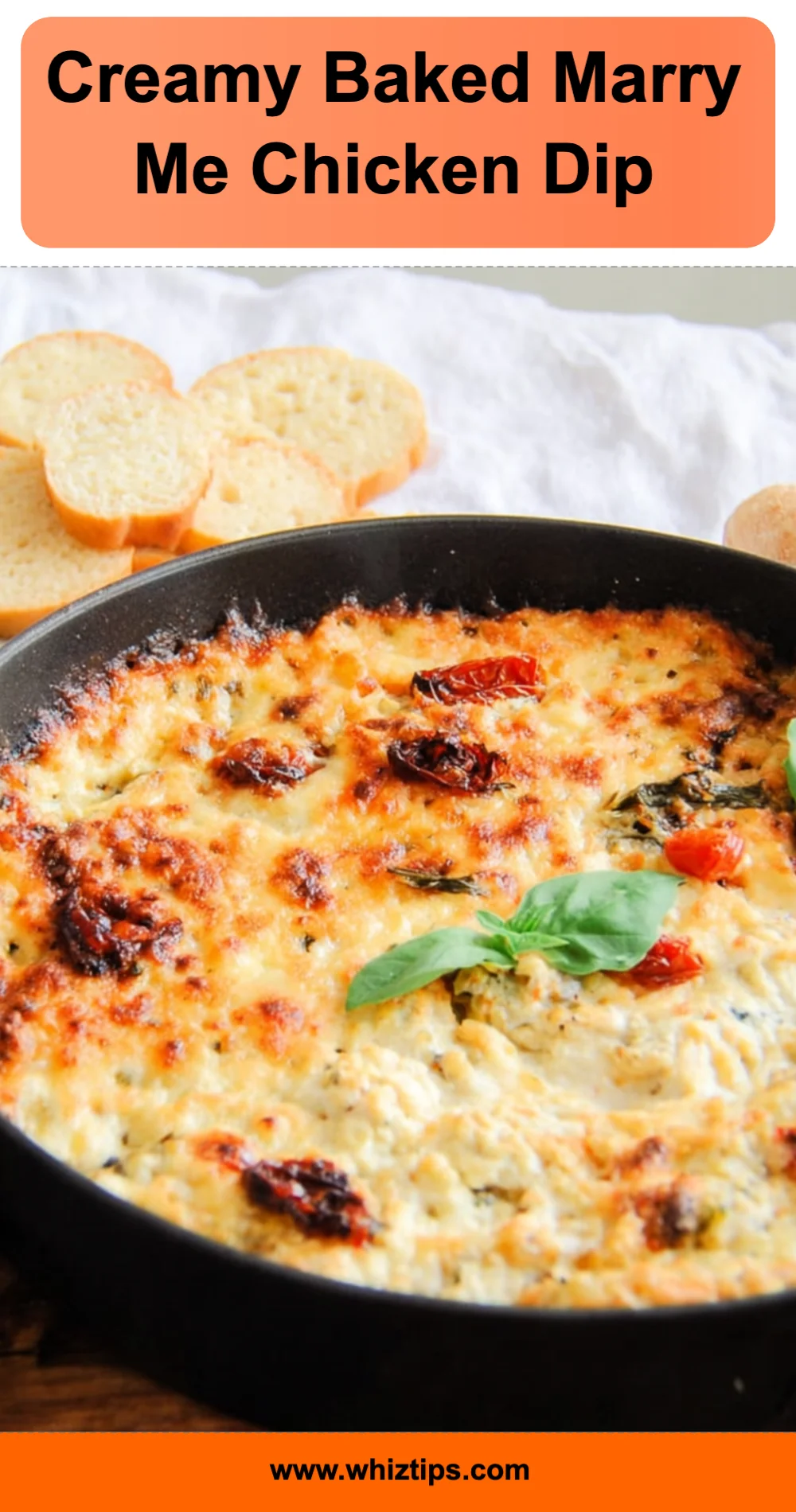 Creamy Baked Marry Me Chicken Dip Recipe
