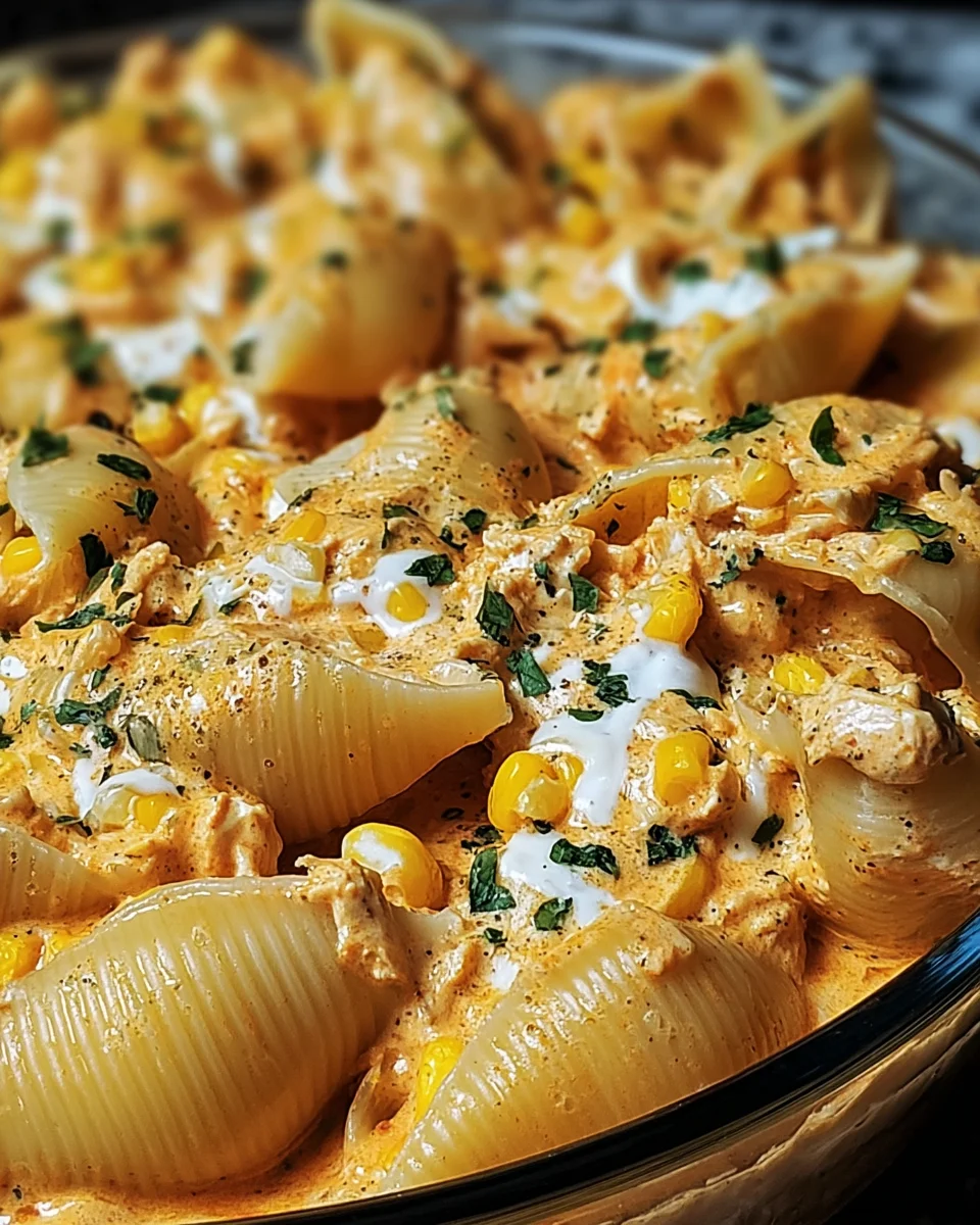 Creamy Buffalo Chicken Shells Recipe (Easy & Delicious!)