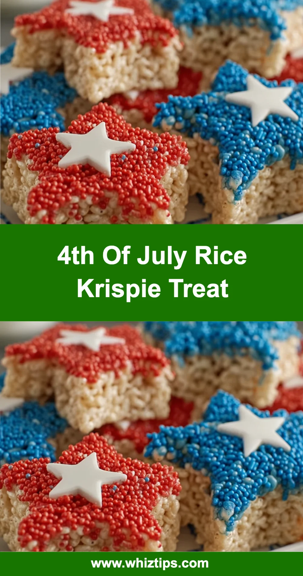 Delicious 4th of July Rice Krispie Treats Recipe