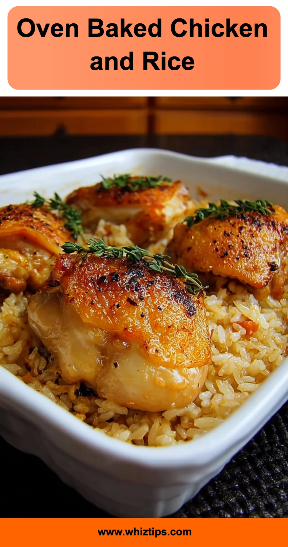 Delicious Oven Baked Chicken and Rice Recipe