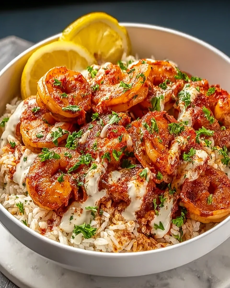 Delicious Spicy Cajun Shrimp & Rice Bowl Recipe