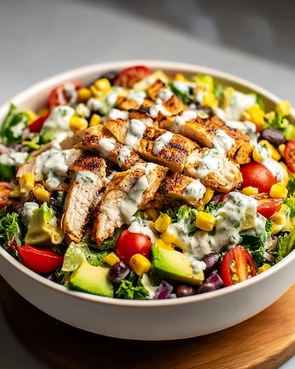 Easy Zesty Southwest Chicken Salad Recipe