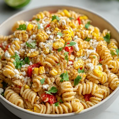 Healthy Street Corn Pasta Salad Recipe