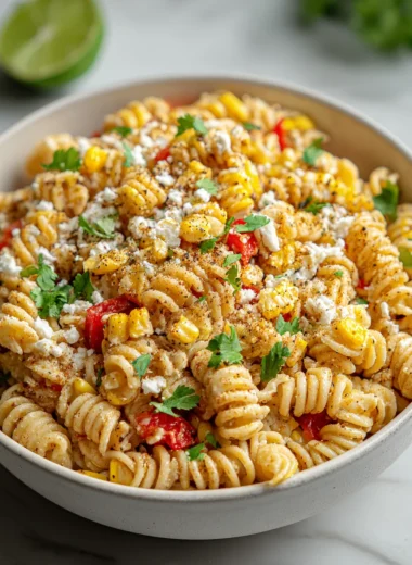 Healthy Street Corn Pasta Salad Recipe