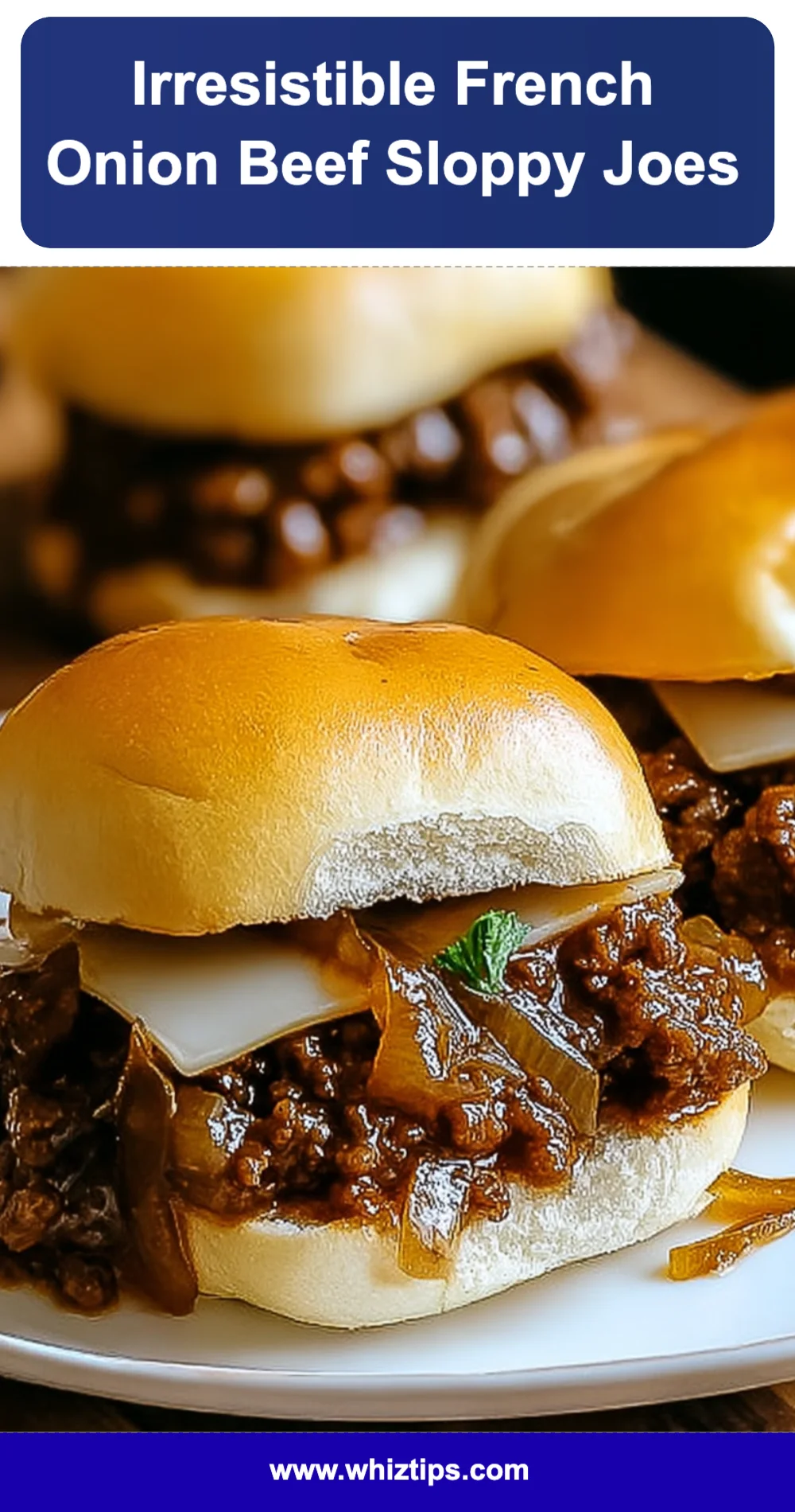 Irresistible French Onion Beef Sloppy Joes Recipe
