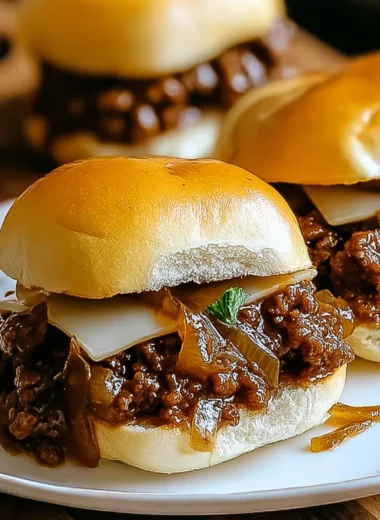 Irresistible French Onion Beef Sloppy Joes Recipe