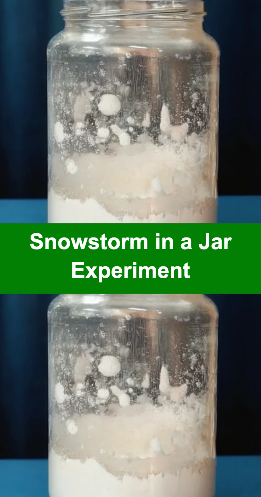 Magical Snowstorm in a Jar Experiment Recipe