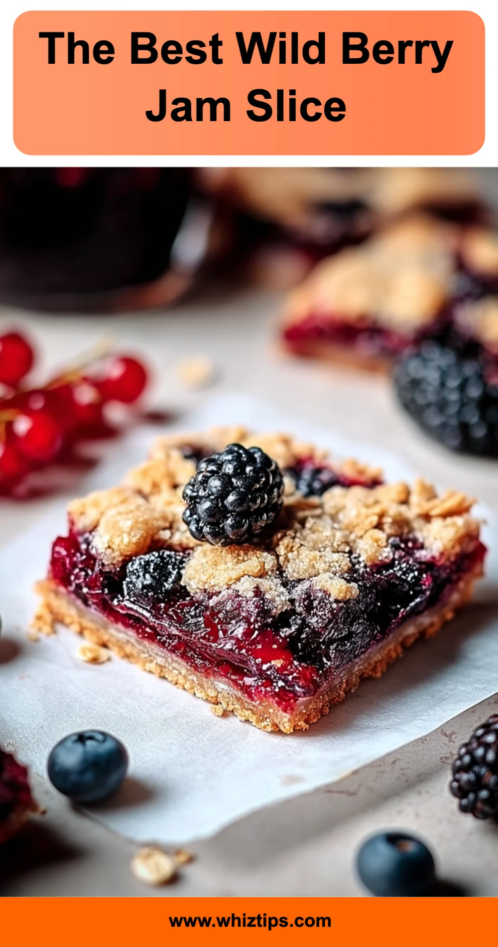 Best Wild Berry Jam Slice Recipe