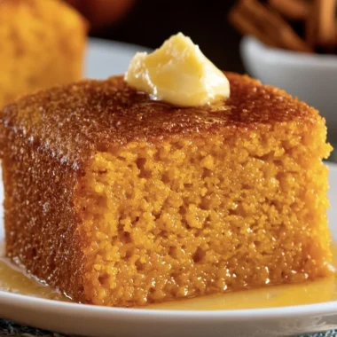 Cinnamon Honey Butter Sweet Potato Cornbread Recipe
