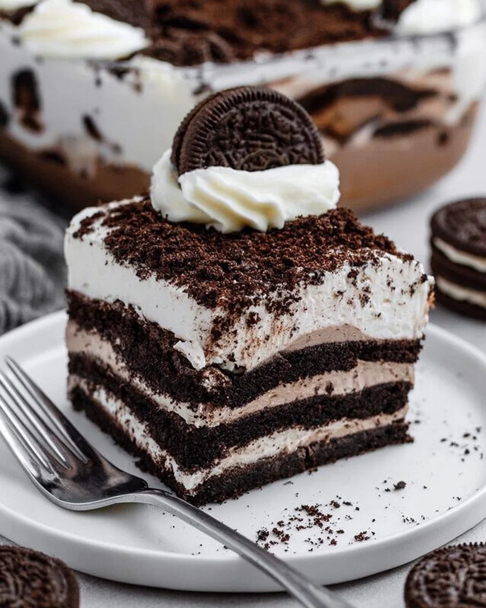 Decadent No-Bake Oreo Lasagna Recipe