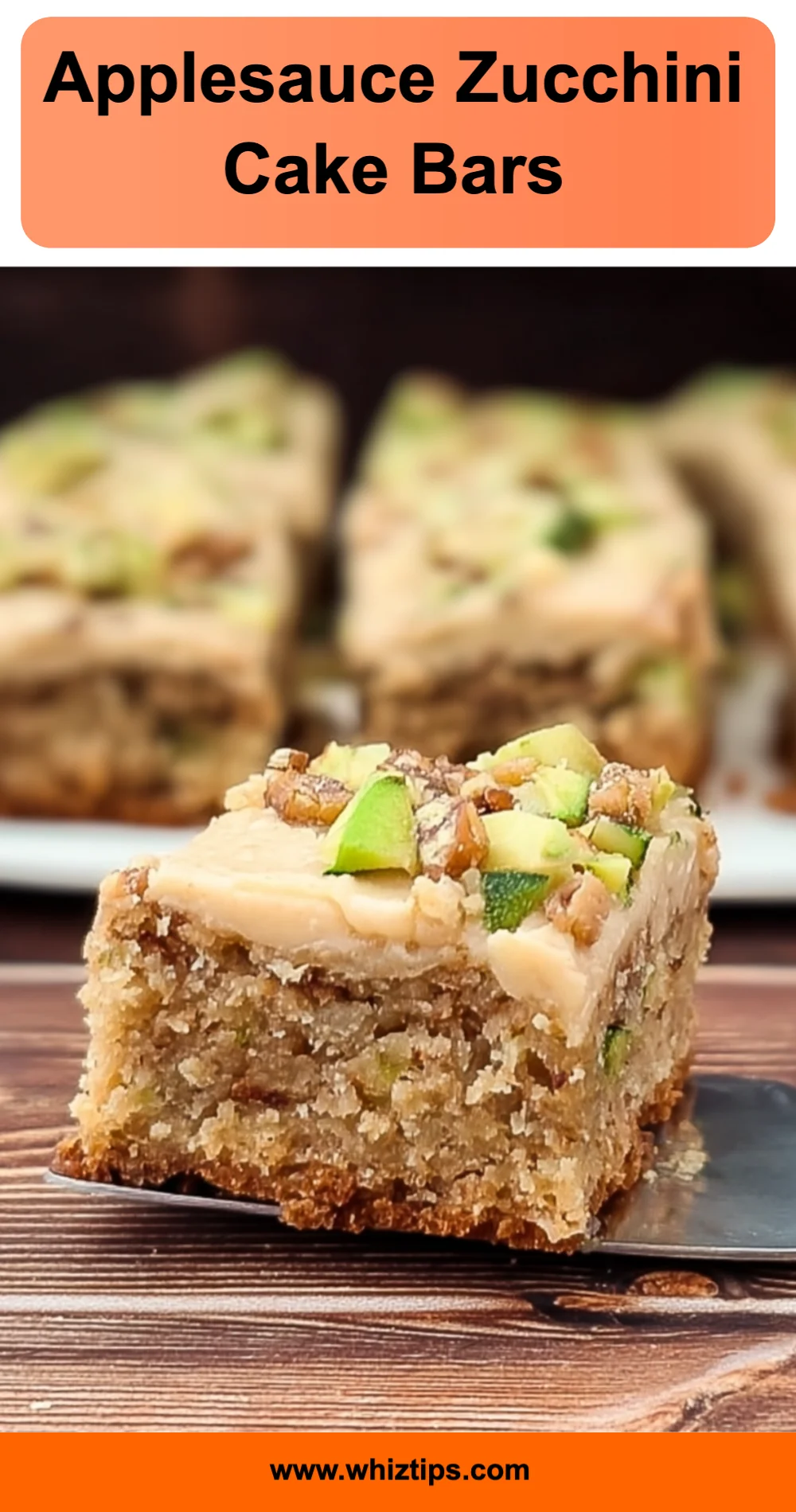Delicious Applesauce Zucchini Cake Bars Recipe