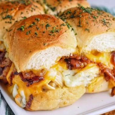 Delicious Chicken Hawaiian Roll Sliders Recipe