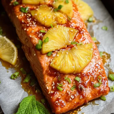 Delicious Honey Pineapple Salmon Recipe (A Tropical Delight!)