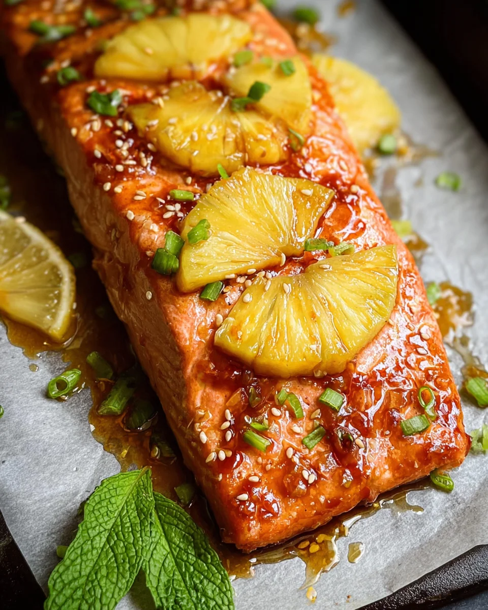 Delicious Honey Pineapple Salmon Recipe (A Tropical Delight!)