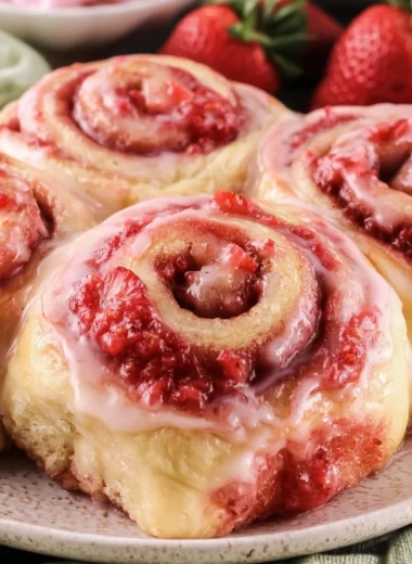 Delicious Strawberry Cinnamon Rolls Recipe
