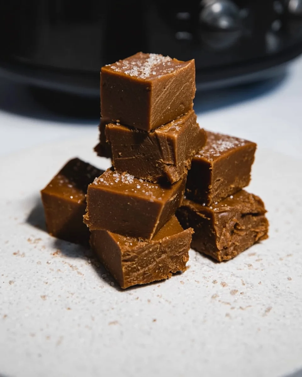 Deliciously Easy Slow Cooker Gingerbread Fudge Recipe