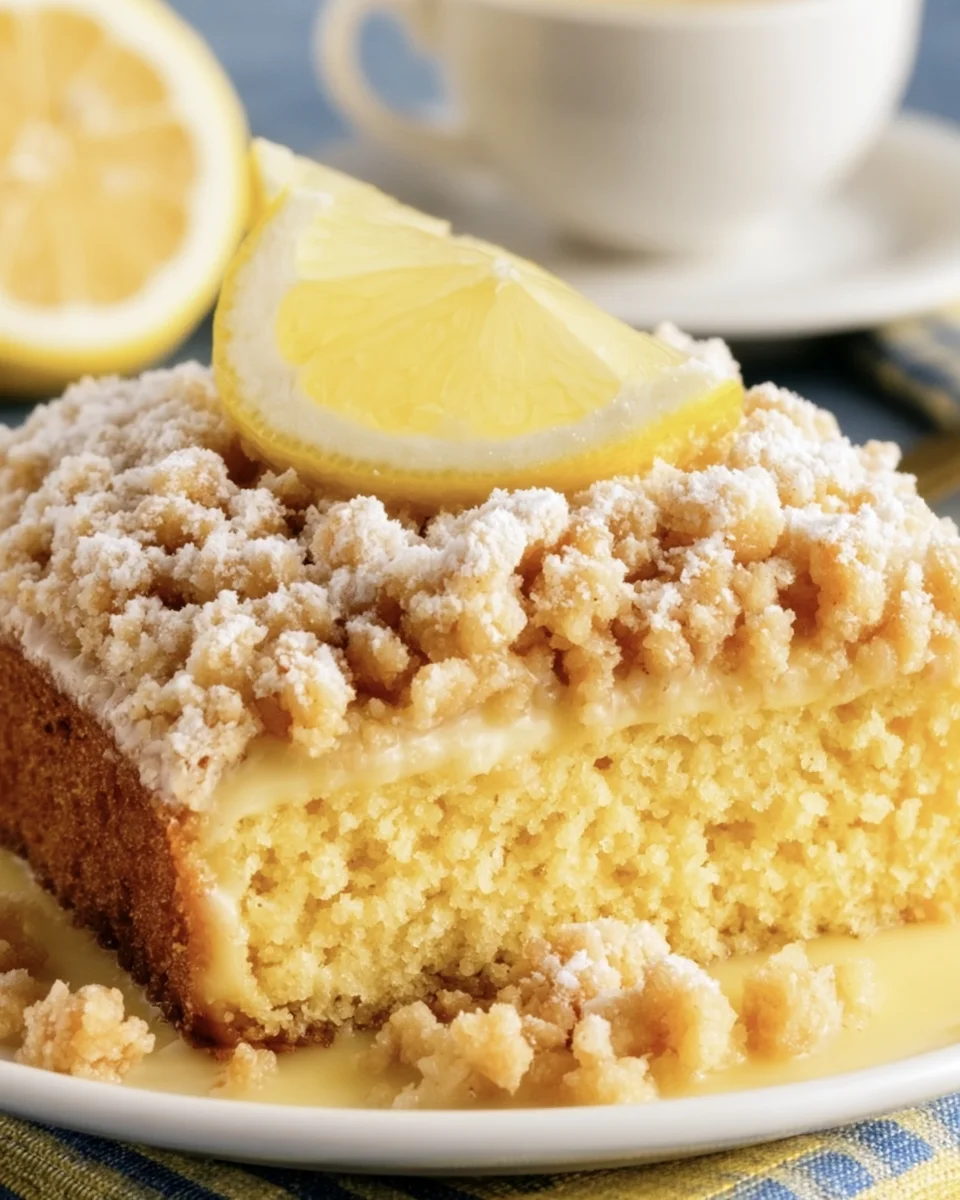 Delightfully Easy Lemon Crumb Cake Recipe