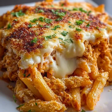 Easy Dump And Bake Chicken Parmesan Casserole Recipe