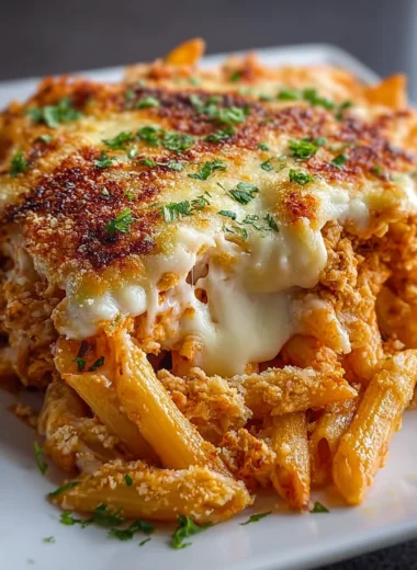 Easy Dump And Bake Chicken Parmesan Casserole Recipe