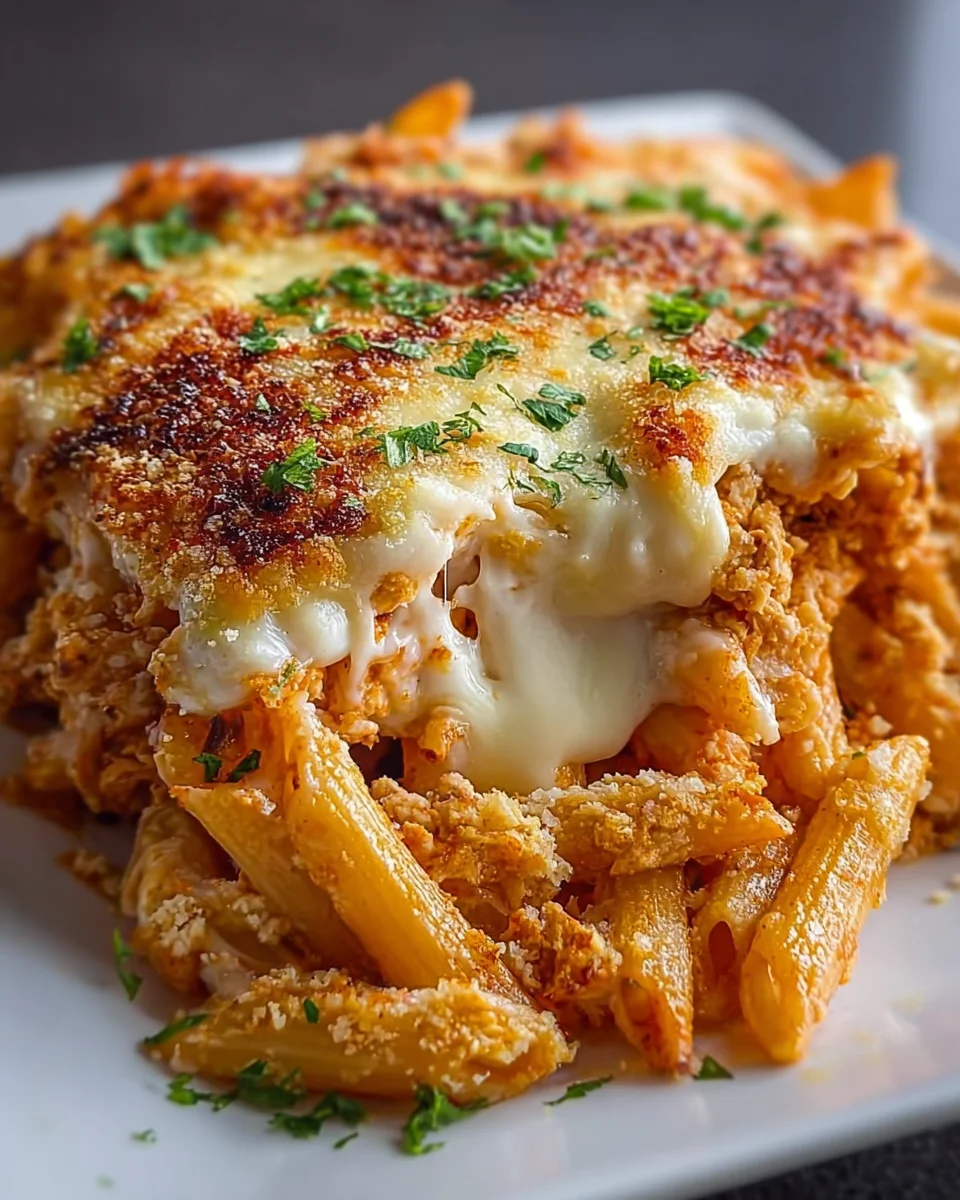 Easy Dump And Bake Chicken Parmesan Casserole Recipe