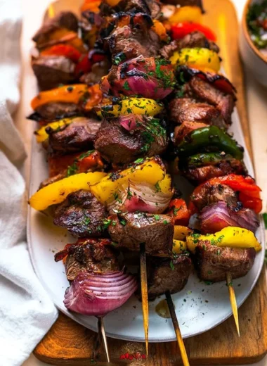 Easy Steak Kabobs Recipe (Perfect for Grilling!)