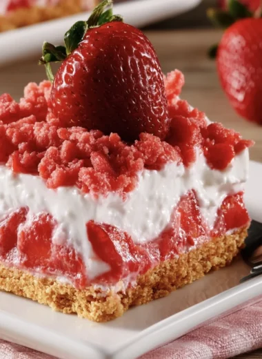 Grandma's No-Bake Strawberry Delight Recipe