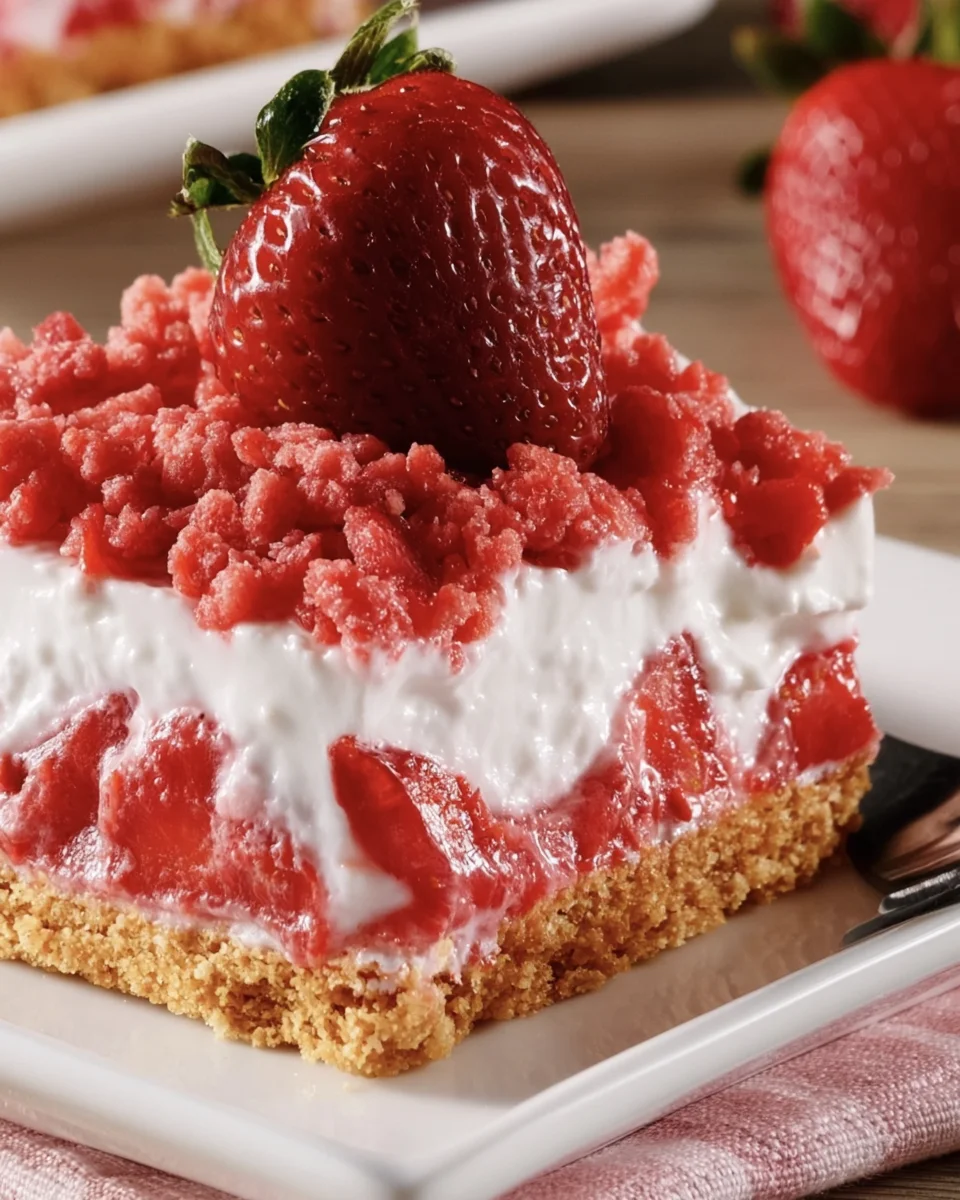 Grandma's No-Bake Strawberry Delight Recipe