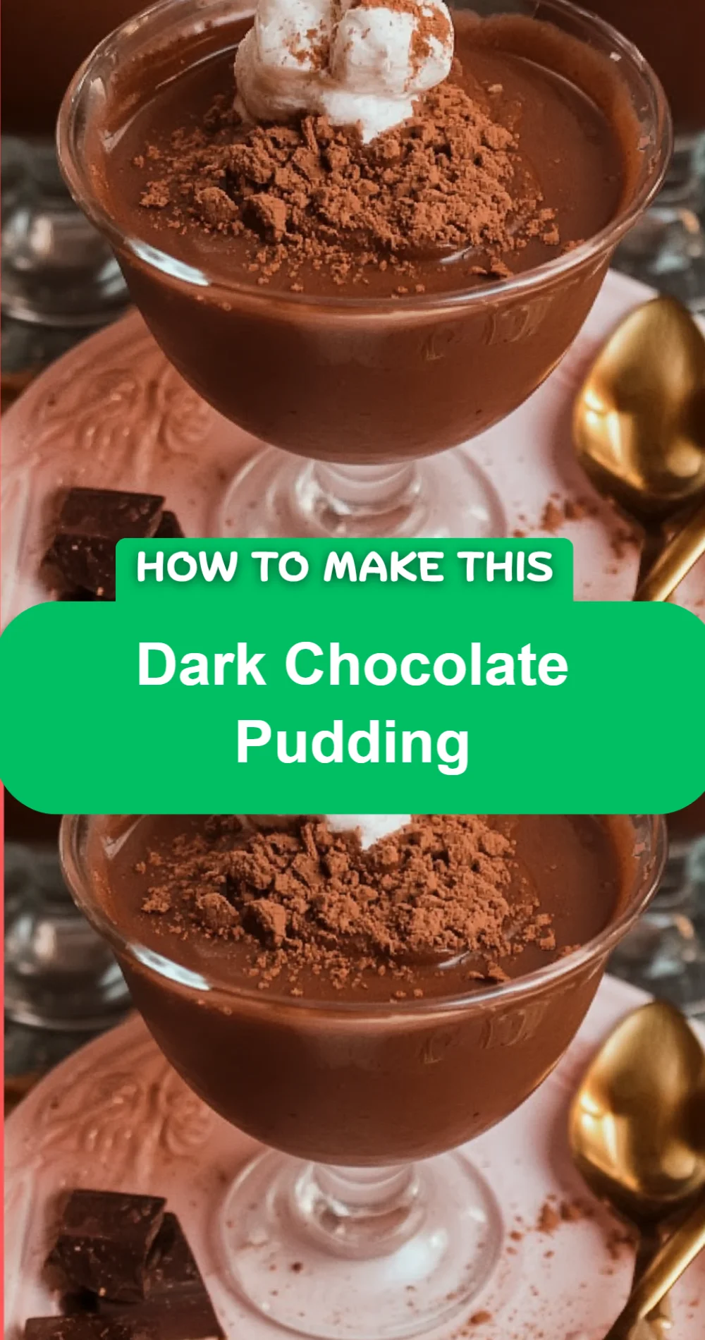 Homemade Dark Chocolate Pudding Recipe (Creamy and Delicious!)
