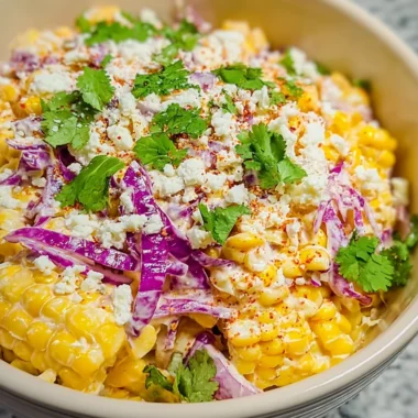 Mexican Street Corn Coleslaw Recipe (Quick and Easy!)