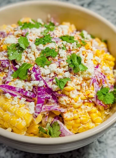 Mexican Street Corn Coleslaw Recipe (Quick and Easy!)