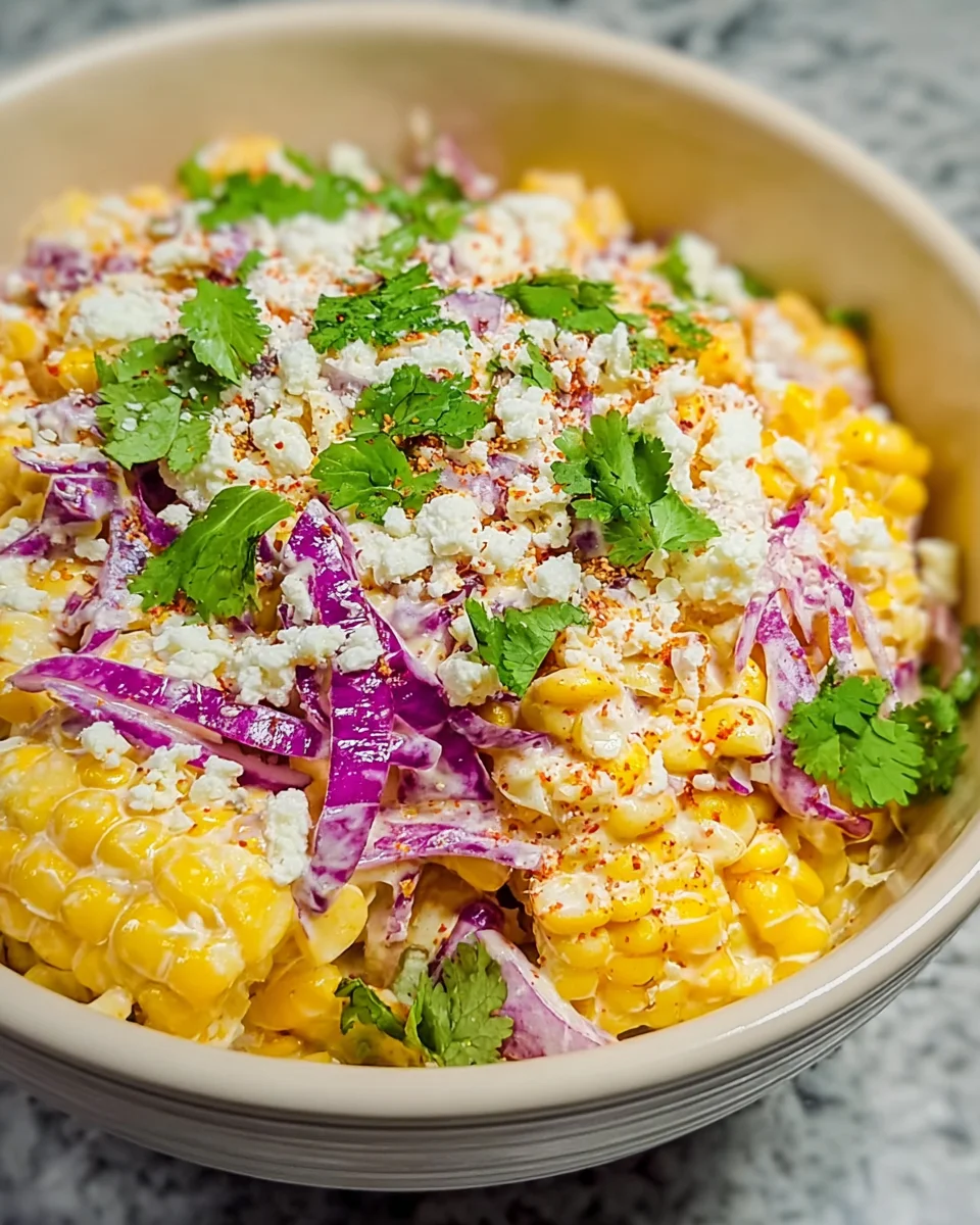 Mexican Street Corn Coleslaw Recipe (Quick and Easy!)