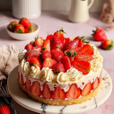 Romantic French Strawberry Cake Recipe (Perfect for Any Occasion!)