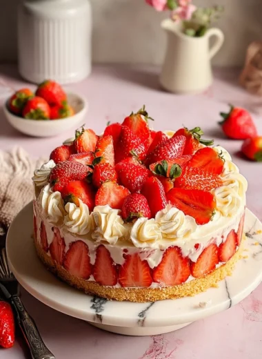 Romantic French Strawberry Cake Recipe (Perfect for Any Occasion!)