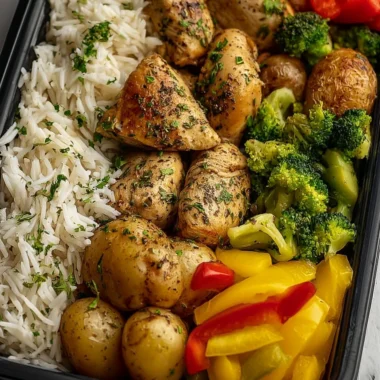 Ultimate Garlic-Herb Chicken Meal Prep Bowl Recipe