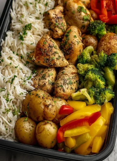 Ultimate Garlic-Herb Chicken Meal Prep Bowl Recipe