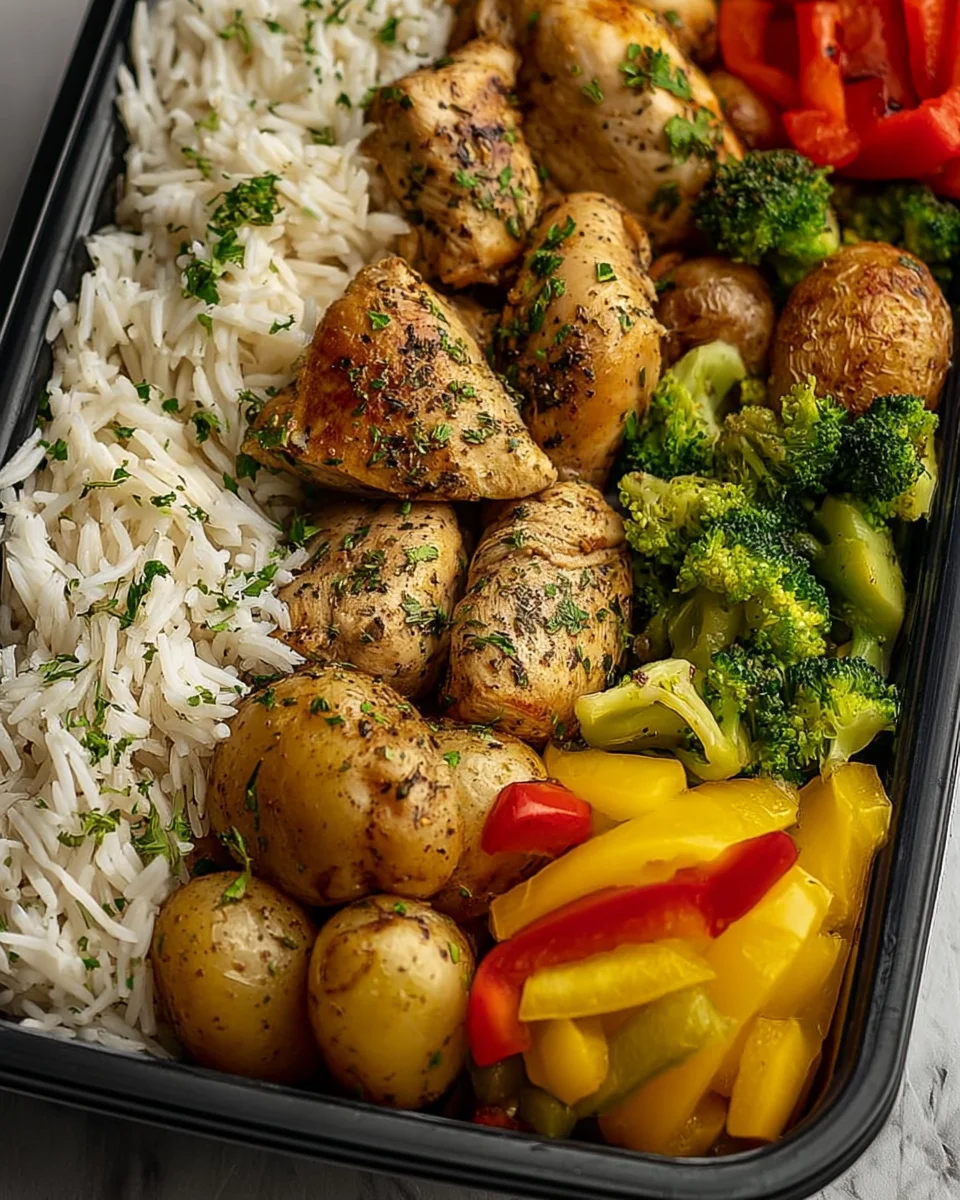 Ultimate Garlic-Herb Chicken Meal Prep Bowl Recipe