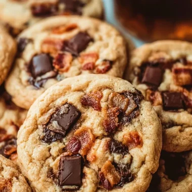 Bourbon Bacon Chocolate Chunk Cookies Recipe