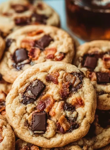 Bourbon Bacon Chocolate Chunk Cookies Recipe
