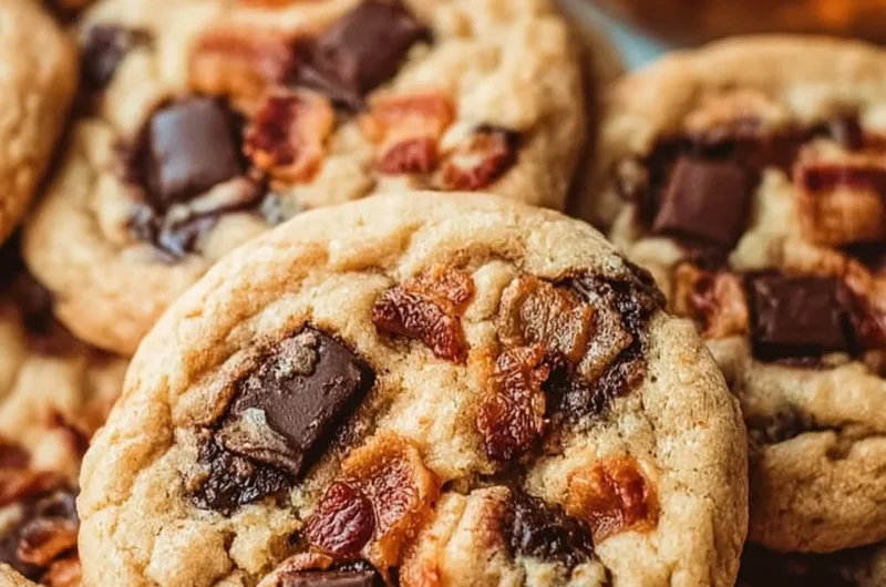 Bourbon Bacon Chocolate Chunk Cookies Recipe