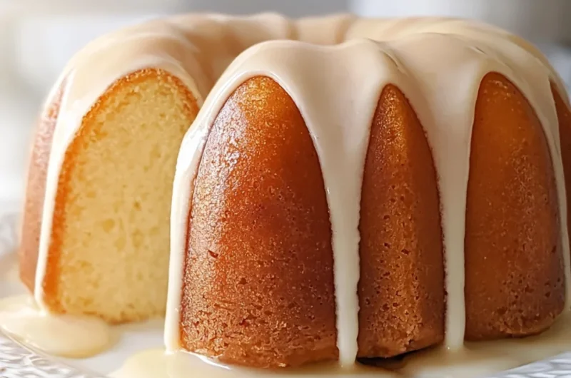 Classic Vanilla Bundt Cake Recipe (Super Moist!)