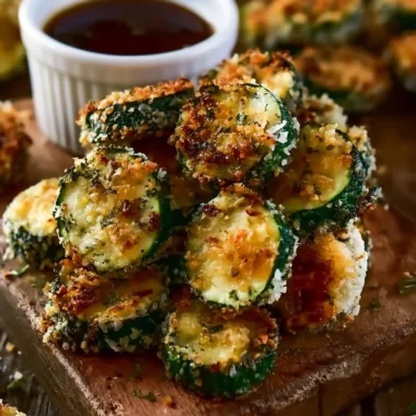 Crispy Parmesan Zucchini Bites Recipe (Guilt-Free Snack!)