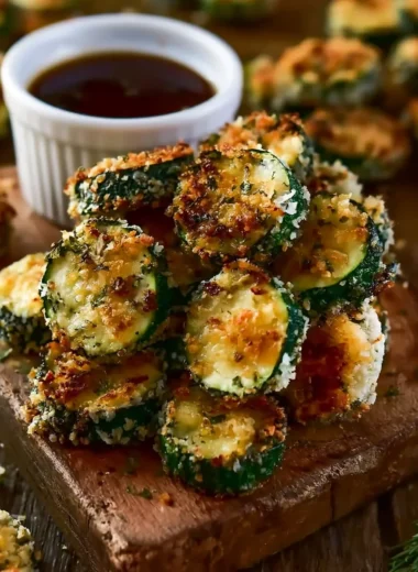 Crispy Parmesan Zucchini Bites Recipe (Guilt-Free Snack!)