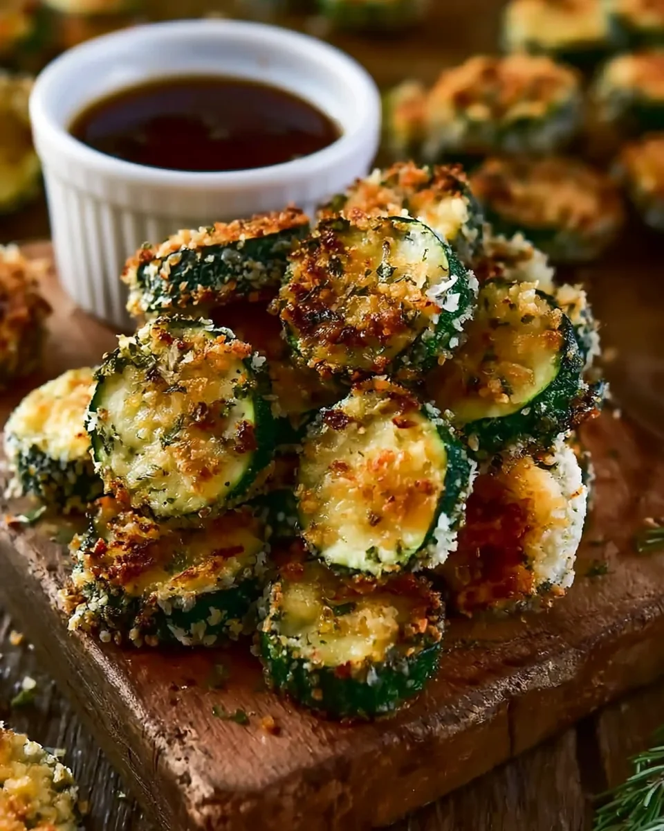 Crispy Parmesan Zucchini Bites Recipe (Guilt-Free Snack!)