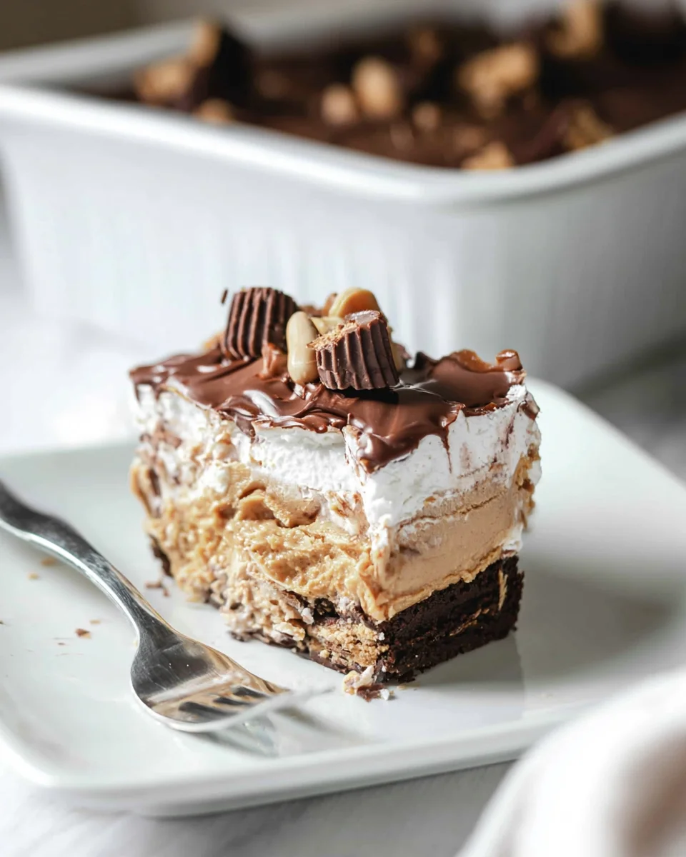 Decadent No-Bake Peanut Butter Lasagna Recipe