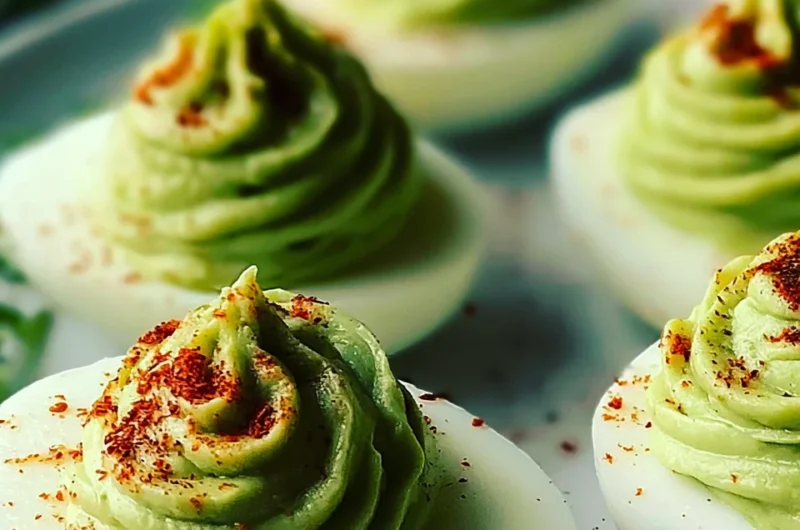 Delicious Avocado Deviled Eggs Recipe
