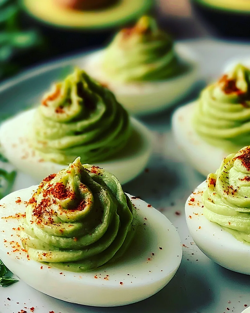 Delicious Avocado Deviled Eggs Recipe