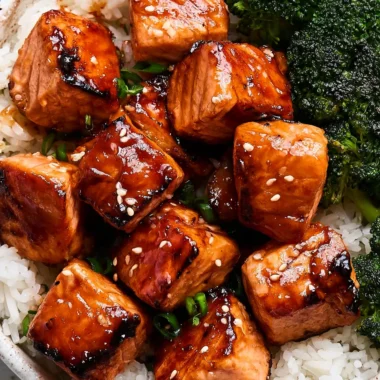 Delicious Blackstone Salmon Bites Recipe